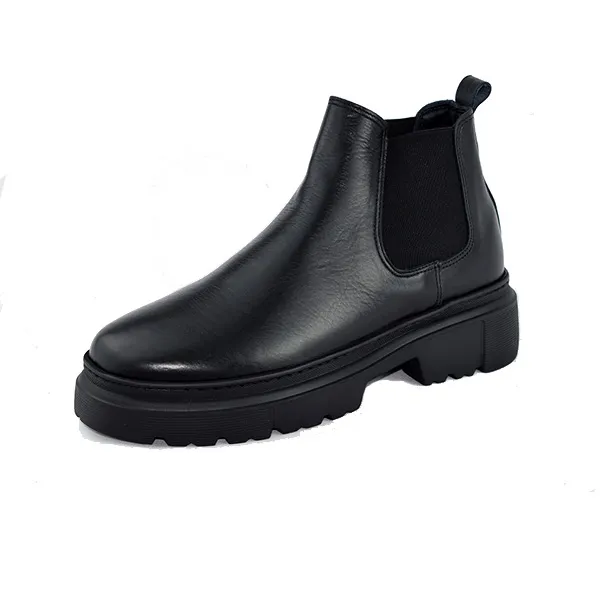 Bottine homme 460 noir cuir pour homme .... miniature